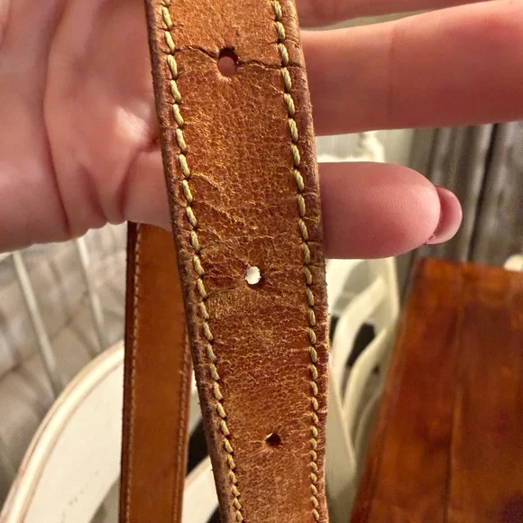 Louis Vuitton Monogram Tan and Brown Messenger Bag